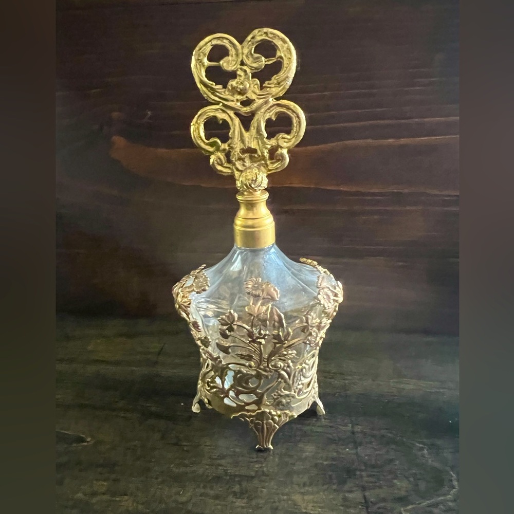 Vintage Filagree Perfume Bottle